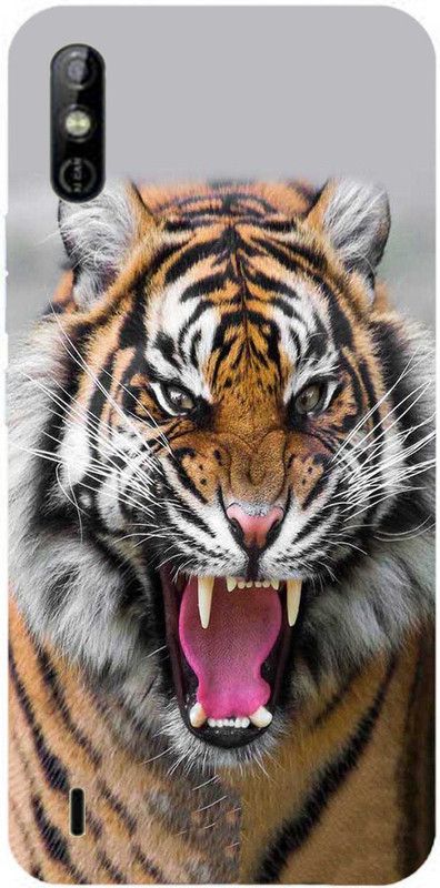 METOO Back Cover for Tecno KC1/KC1, Tiger Design Back Cover Print : 73  (Multicolor, Dual Protection, Silicon, Pack of: 1)