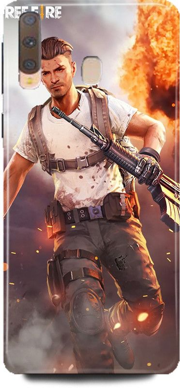Bluvver Back Cover for Samsung Galaxy M30 Printed Free Fire Game Back Cover  (Multicolor, Pack of: 1)