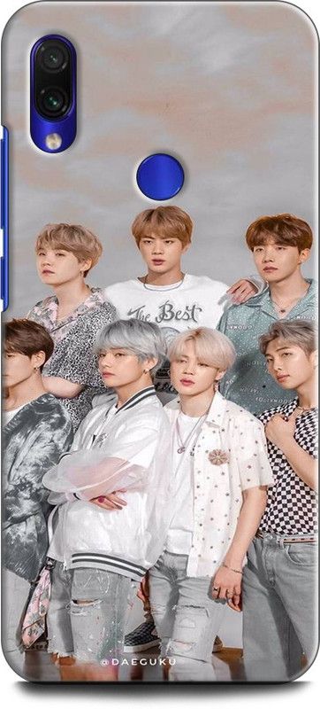 Wall Art Back Cover for Redmi Y3 BTS, BTS ARMY, BTS LOVE, BTS SINGERS, KOREAN MALE, BANGTAN BOYS  (Multicolor, Dual Protection, Pack of: 1)