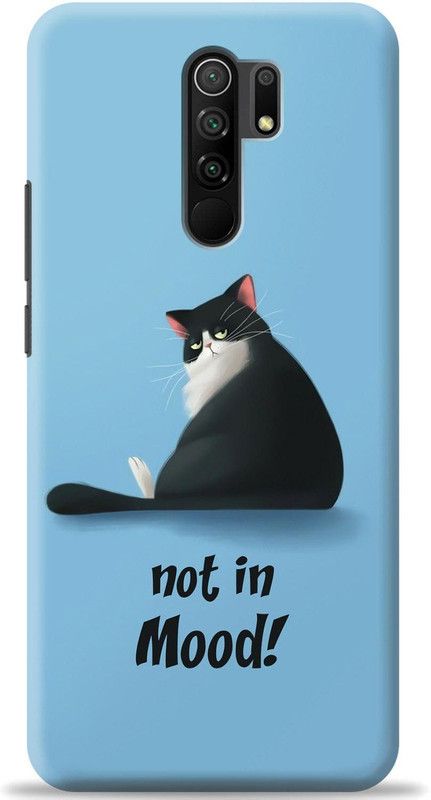Crafter Back Cover for Mi Redmi 9 Prime  (Blue, Black, Shock Proof, Pack of: 1)