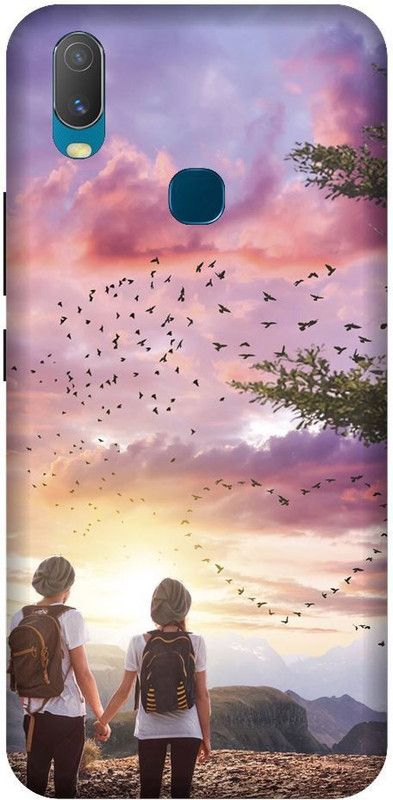 URCHIN Back Cover for Vivo Y15 Anime, Love, Couple, Your Name, Anime couple  (Multicolor, Shock Proof, Pack of: 1)