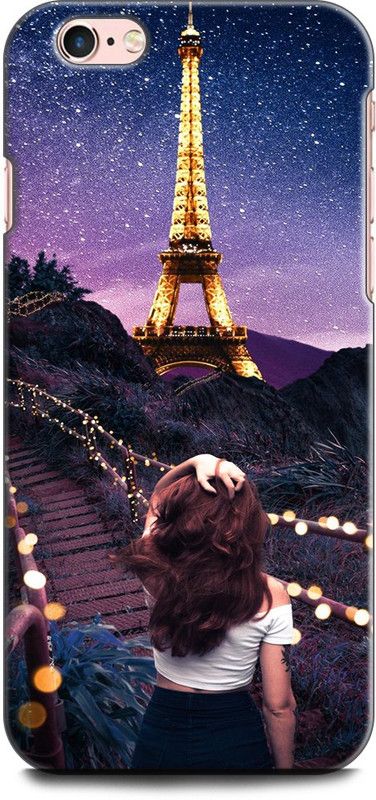 KEYCENT Back Cover for APPLE iPhone 6 EIFFEL TOWER, PARIS, FRANCE, PINK, HEART, FADED  (Multicolor, Shock Proof, Pack of: 1)