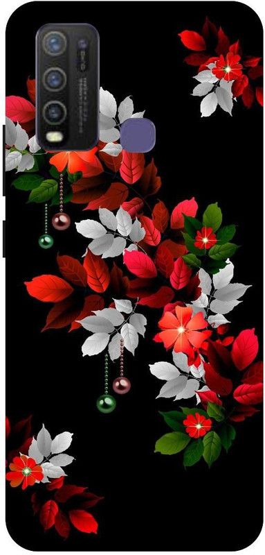 Bluvver Back Cover for Vivo Y50,Vivo1935, Printed Leaves Fall Nature Back Cover  (Multicolor, Hard Case, Pack of: 1)