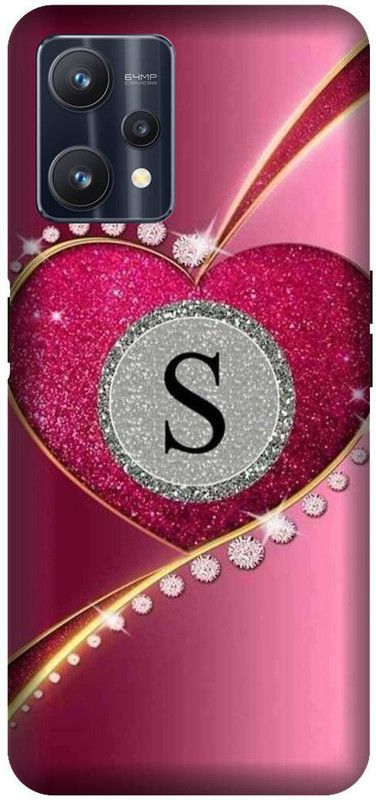 VS PRINT LINK Back Cover for Realme 9 Pro (5G) , RMX3471 ,S letter,S name S word , Printed Back Cover  (Red, Hard Case, Pack of: 1)