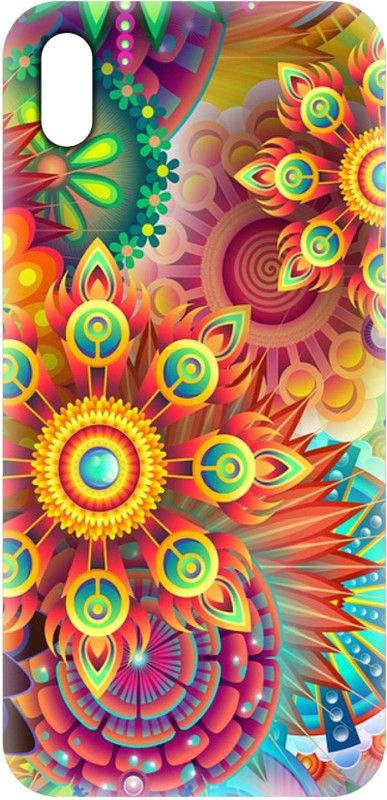 Smutty Back Cover for HTC 816G, HTC 816 - Rangoli Print  (Multicolor, Hard Case, Pack of: 1)