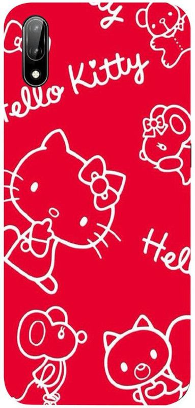 Skyhawk Back Cover for LG W11 Red And White Hello Kitty  (Multicolor, Waterproof, Silicon, Pack of: 1)