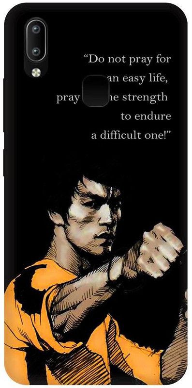 URCHIN Back Cover for Vivo Y91 bruse lee, karate, legend, fighter, bruss lee, bruse lee  (Multicolor, Shock Proof, Pack of: 1)