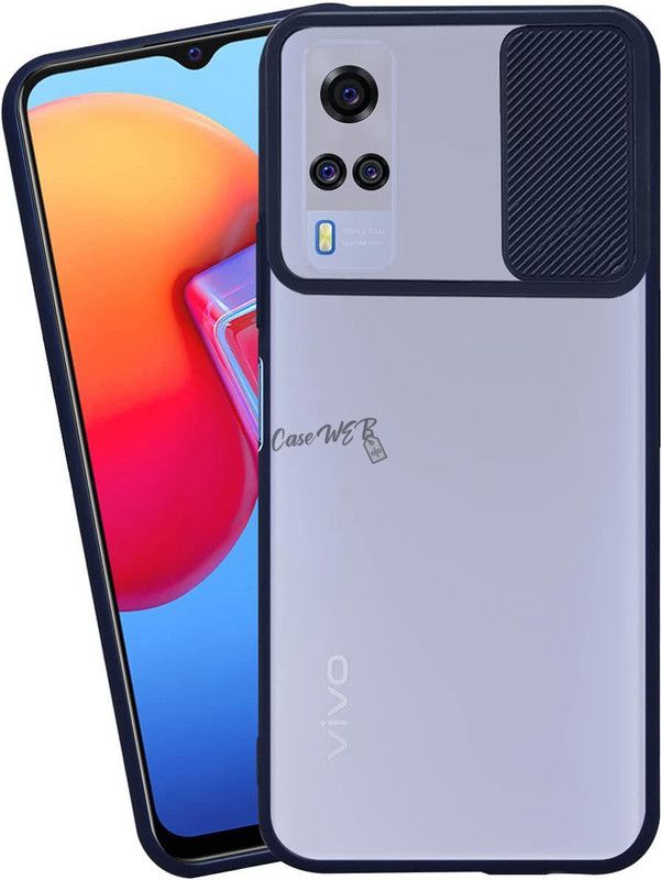 CaseWEB Back Cover for VIVO Y51  (Blue, Camera Bump Protector, Pack of: 1)