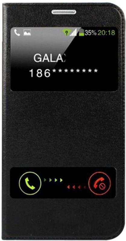 Elica Flip Cover for Samsung Galaxy Note 8  (Black, Shock Proof, Pack of: 1)