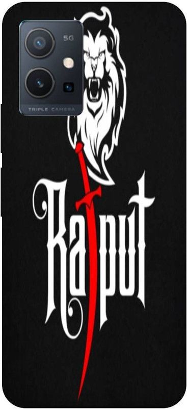 THE NARAYANA COLLECTIONS Back Cover for VIVO Y75 5G-V2142-RAJPUT,CHOUHAN,BANNA,THAKUR,BOY  (Multicolor, Hard Case, Pack of: 1)
