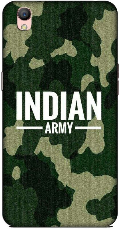 CROKIAN Back Cover for Oppo A37 Indian Army Back Cover  (Multicolor, Hard Case, Pack of: 1)