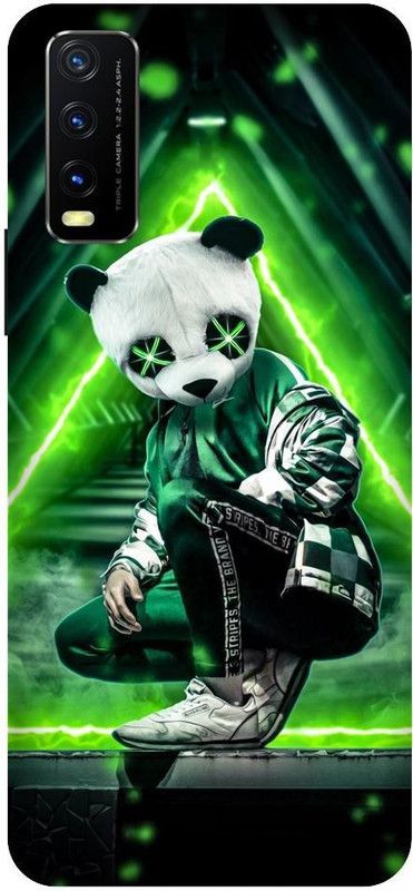 URCHIN Back Cover for Vivo Y20i Game over, Panda, Colourfull, Neon, Trap Boy, Street, Trap  (Multicolor, Shock Proof, Pack of: 1)