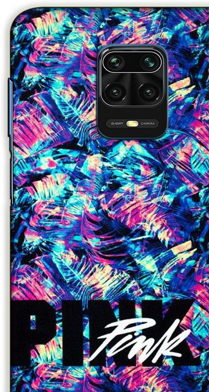 iprinto Back Cover for Redmi Note 10 Lite, Mi Redmi Note 9 Pro Pink Back Cover  (Multicolor, Hard Case, Pack of: 1)