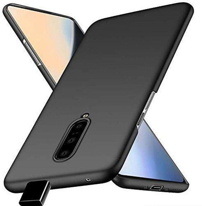 S-Softline Back Cover for OnePlus 7  (Black, Flexible, Pack of: 1)