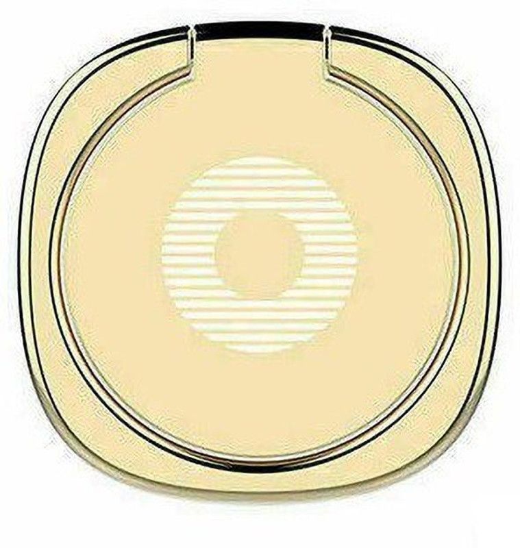 SAFESEED Universal Metal Mobile Ring Holder Ultra-thin Finger Grip Desktop Stand 2021 Gadget with Strong Self Adhesive for All Smartphones - Gold Mobile Holder