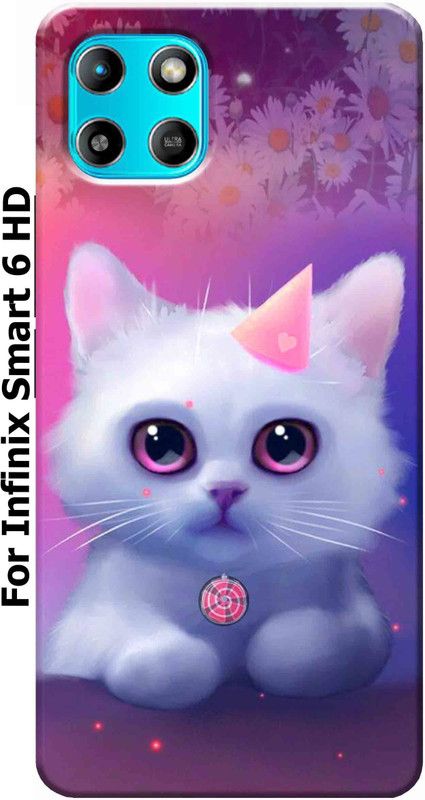 RDcon Back Cover for Infinix Smart 6 HD 2853  (Multicolor, Camera Bump Protector, Silicon, Pack of: 1)
