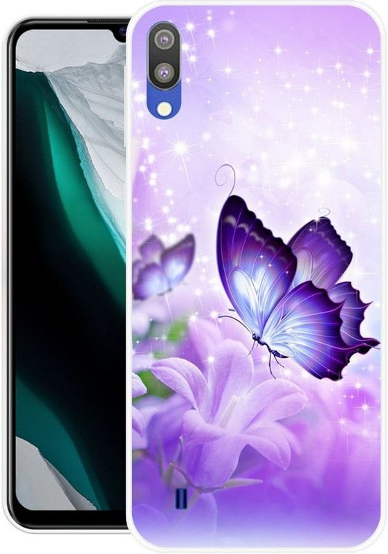 BLUEZAP Back Cover for Samsung Galaxy A01  (Purple, Grip Case, Silicon, Pack of: 1)