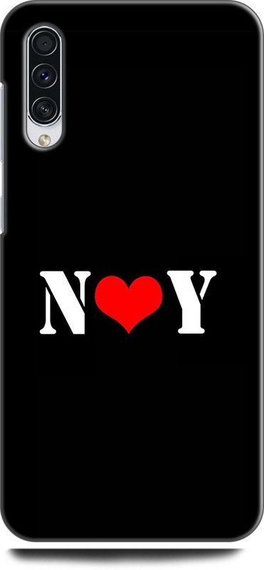 Afterglow Back Cover for SAMSUNG Galaxy A50s N Y, N LOVES Y, NAME, LETTER, ALPHABET, NY LOVE, HART  (Multicolor, Shock Proof, Pack of: 1)