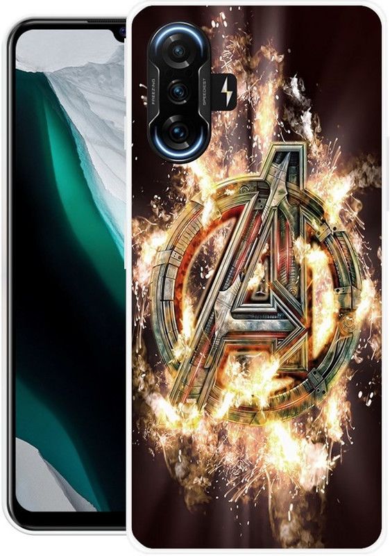 PINKZAP Back Cover for Poco F3 GT  (Multicolor, Grip Case, Silicon, Pack of: 1)