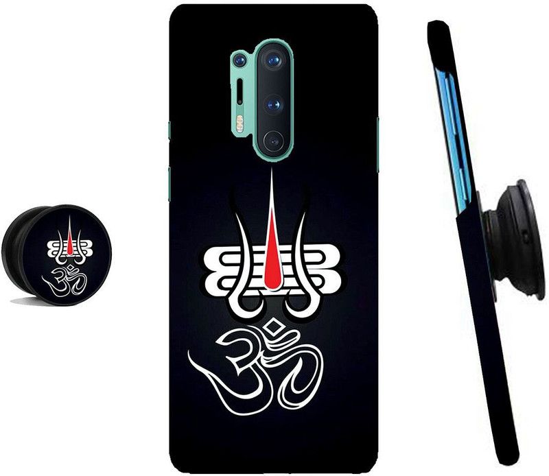 HELLO CASE Back Cover for OnePlus 8 Pro  (White, Black)