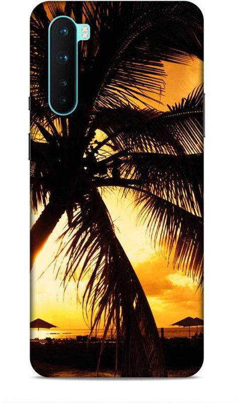 Keviv Back Cover for OnePlus Nord  (Orange, Black, Hard Case)
