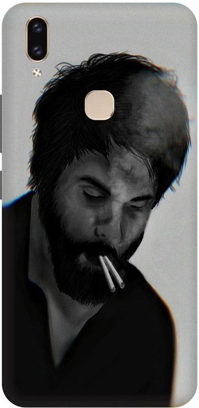THE NARAYANA COLLECTIONS Back Cover for VIVO V9 YOUTH-1727-KABIR,SINGH,SHAHID,SMOKE  (Multicolor, Hard Case, Pack of: 1)