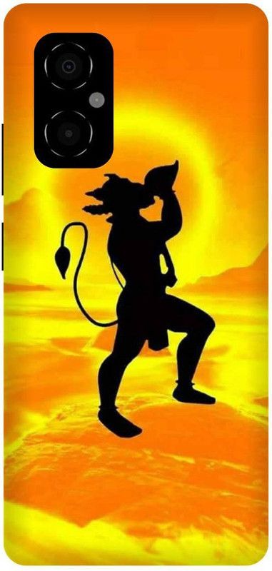 play fast Back Cover for POCO M4 5G, MZB0BRWIN, HANUMAN, JI, JAI,SHREE, RAM  (Yellow, Hard Case, Pack of: 1)