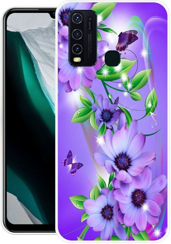 Khadoliya Back Cover for Vivo Y30  (Multicolor, Grip Case, Silicon)
