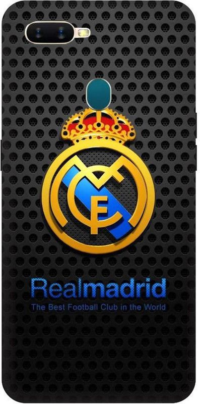 URCHIN Back Cover for Oppo A5s Real Madrid, Ronaldo, Football, Football club, Logo  (Multicolor, Shock Proof, Pack of: 1)