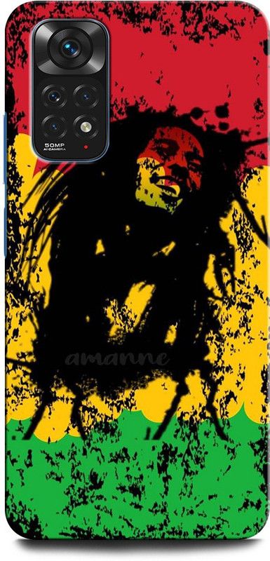 INTELLIZE Back Cover for Redmi Note 11S BOB MAELEY, SINGER, SONGWRITTER, DANCE, MUSIC  (Multicolor, Hard Case, Pack of: 1)