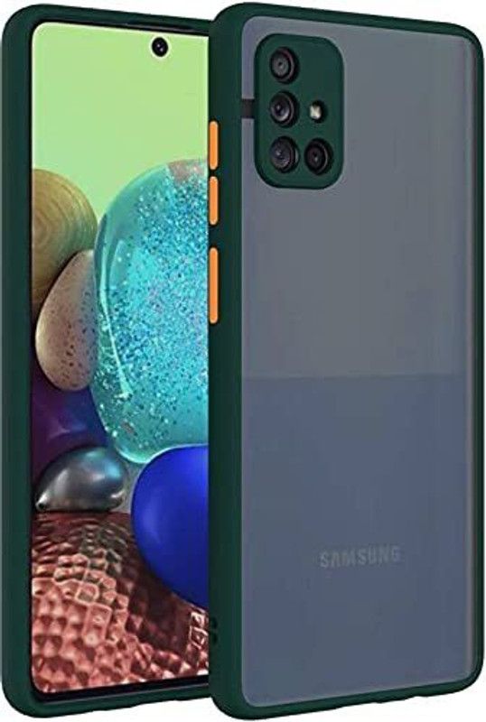 PRK HUB Back Cover for SAMSUNG GALAXY M31S  (Green, Matte Finish)