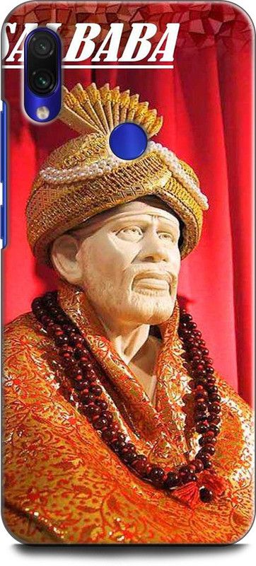 Wall Art Back Cover for Redmi Note 7 OM SAI BABA, OM SAI, OM SAI RAM, SAIBABA, GOD  (Multicolor, Dual Protection, Pack of: 1)