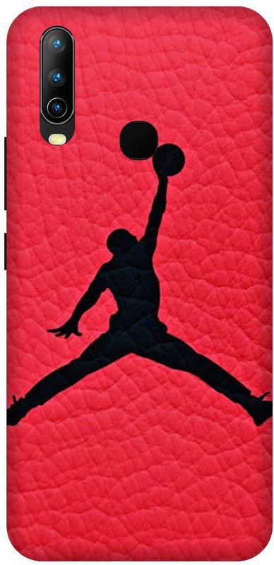 UMPRINT Back Cover for Vivo U10  (Red, Black, Shock Proof, Pack of: 1)