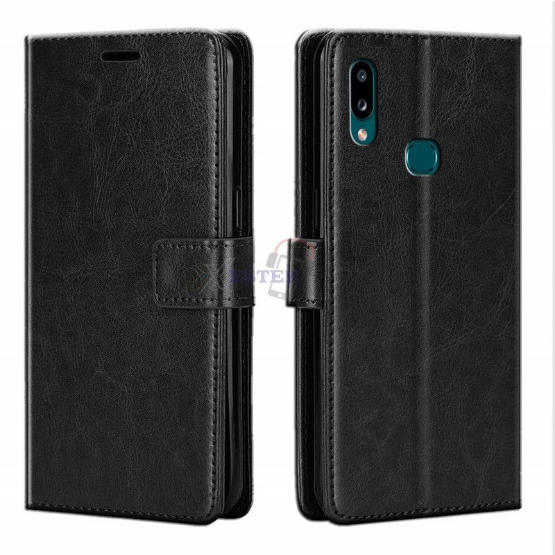 kentop Flip Cover for SAMSUNG GALAXY A20  (Black, Shock Proof, Pack of: 1)