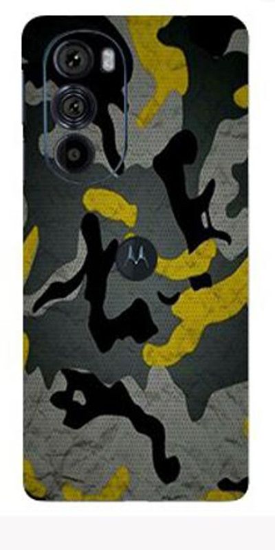 AsSkin Motorola Edge 30, motorola edge 30 Mobile Skin  (Ultra Super Military Yellow Camouflage High Matte Finish.)