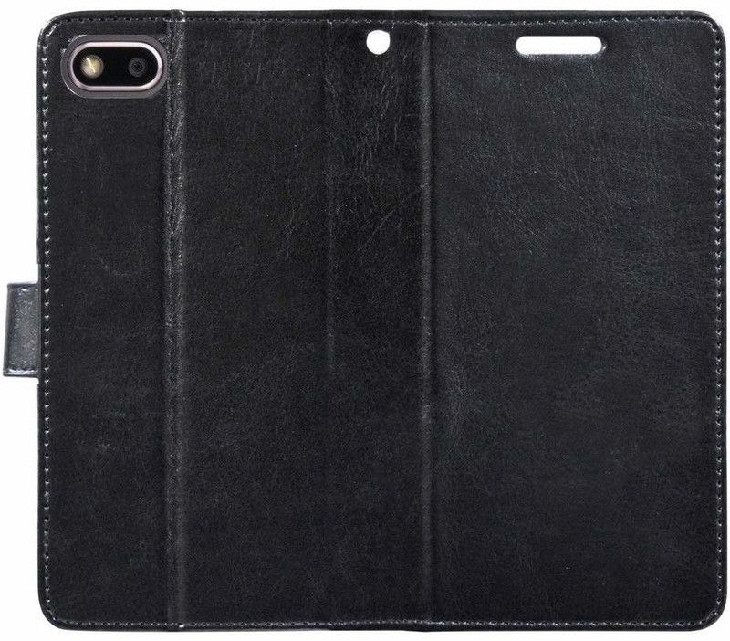 Coverage Flip Cover for Pocket Case OPPO A71 New Edition  (Black, Magnetic Case, Pack of: 1)