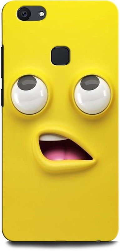 INTELLIZE Back Cover for VIVO V7 LOVE, SMILE, EMOJI, HAPPY, FUNNY, HEART  (Multicolor, Hard Case, Pack of: 1)