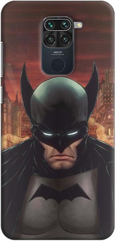 NDCOM Back Cover for Redmi Note 9 Batman Printed  (Multicolor, Hard Case, Pack of: 1)