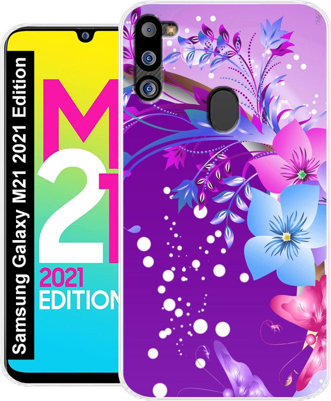Tokito Back Cover for Samsung Galaxy M21 2021 Back Cover  (Multicolor, Grip Case, Silicon, Pack of: 1)