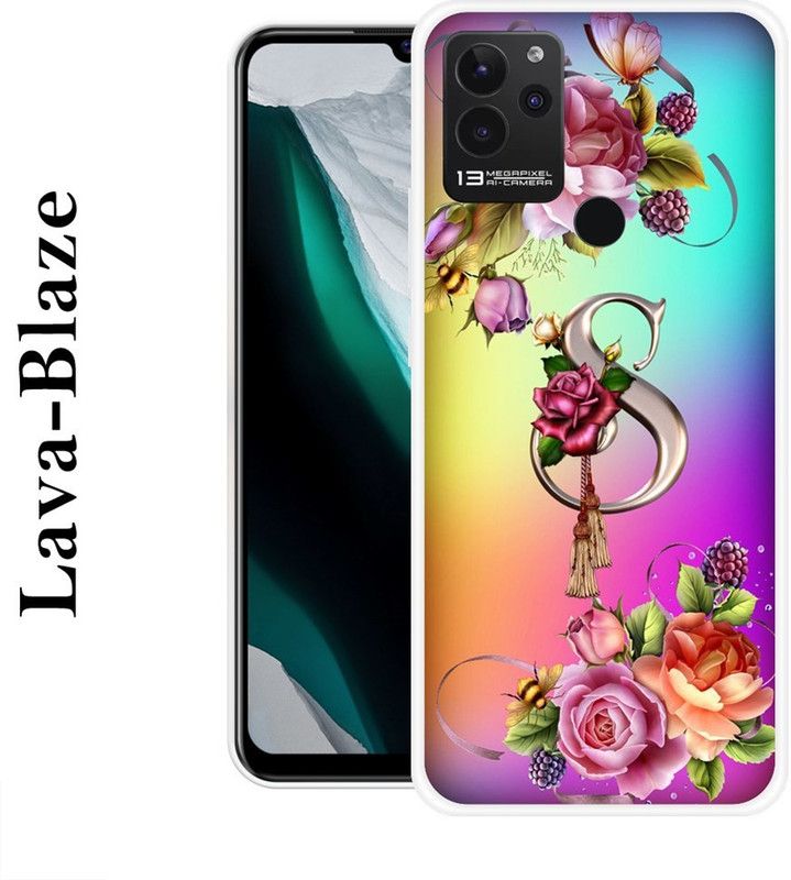 LOVETHINK Back Cover for Lava Blaze  (Multicolor, Grip Case, Silicon)