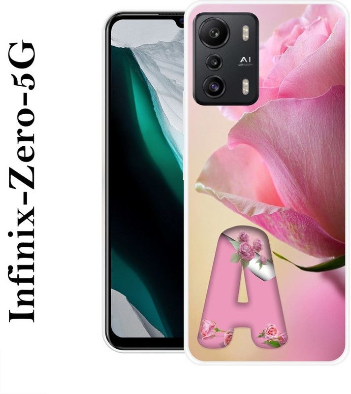 KUDI Back Cover for Infinix Zero 5G  (Pink, Beige, Silicon)