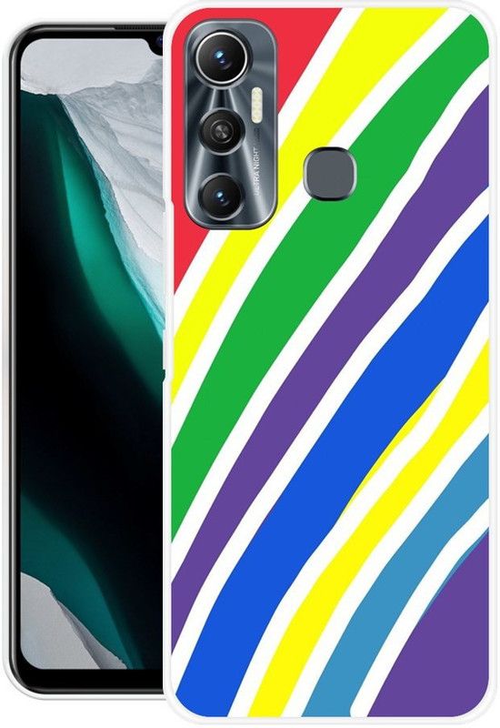 Krtagy Back Cover for Infinix Hot 11  (Multicolor, Dual Protection, Silicon, Pack of: 1)