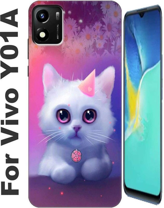 RDcon Back Cover for Vivo Y01A 2856  (Grey, Anti-radiation, Silicon, Pack of: 1)
