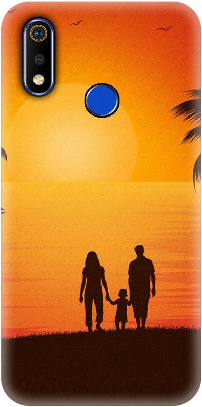 Smutty Back Cover for Realme 3, RMX1825, RMX1821 - Sunset Print  (Multicolor, Hard Case, Pack of: 1)