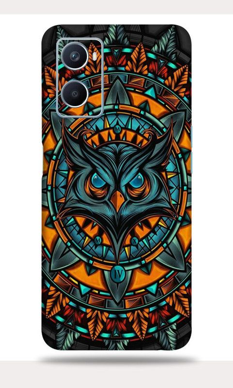 OggyBaba Oppo A96, Mighty Owl Mobile Skin  (Multicolor)