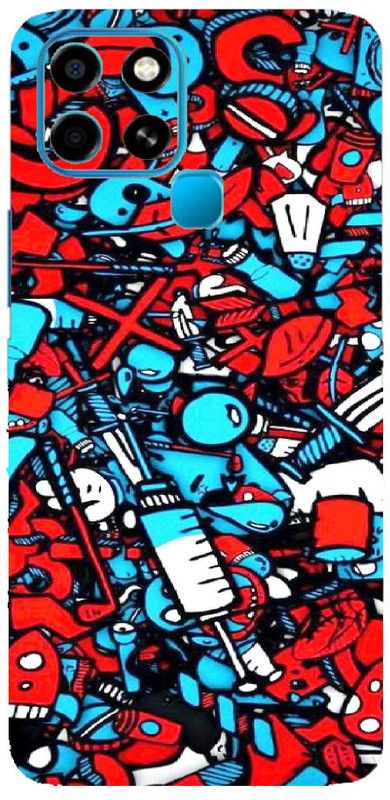 Phonicz Infinix Smart 6 Mobile Skin  (Multicolor)