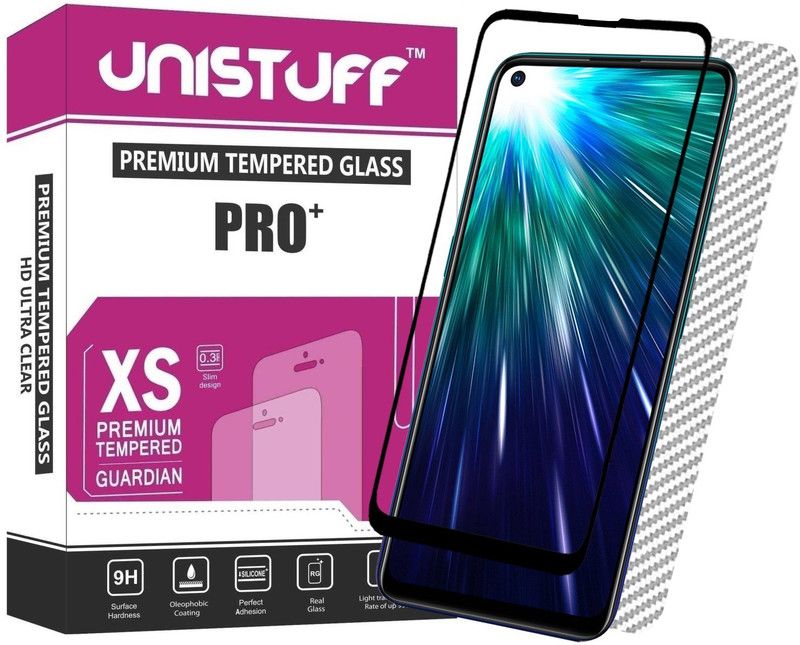 Unistuff Tempered Glass Guard for Vivo Z1 Pro  (Pack of 2)