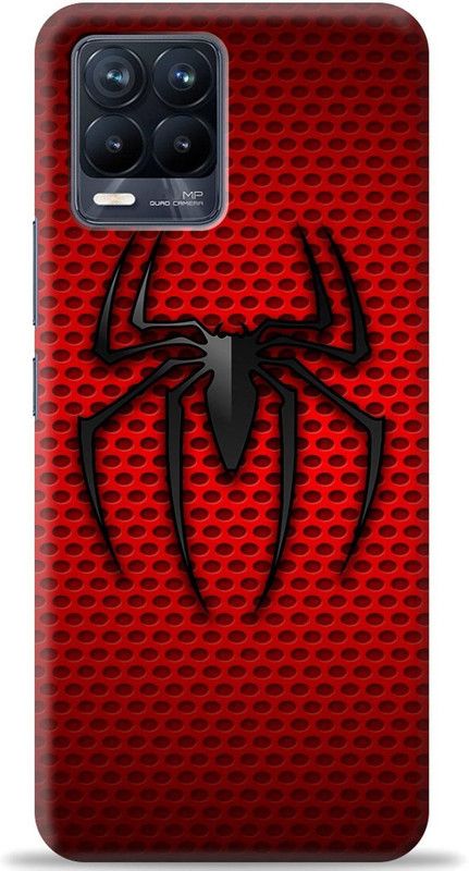 Loffar Back Cover for Realme 8  (Red, Shock Proof, Pack of: 1)