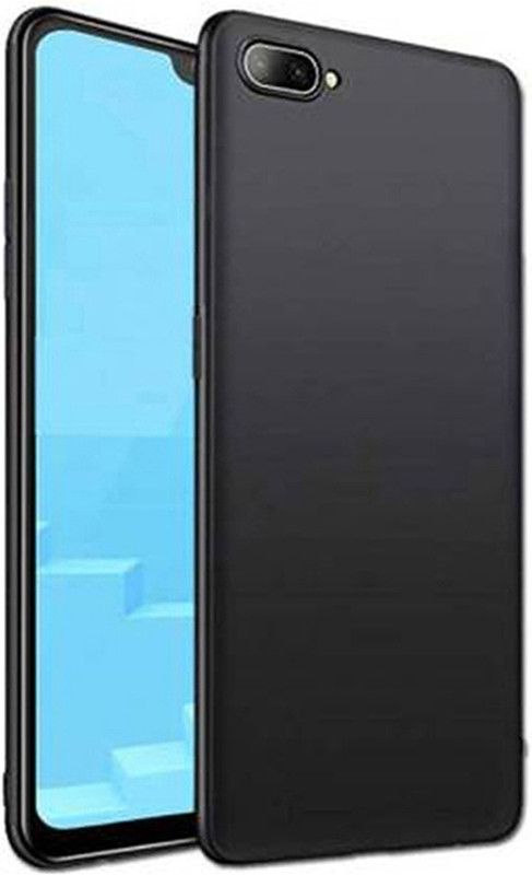 Mobi Socket Back Cover for Oppo A1K  (Black, Grip Case, Pack of: 1)