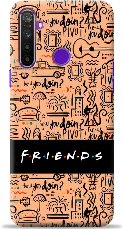 Cover King Back Cover for Realme 5s  (Pink, Shock Proof, Pack of: 1)